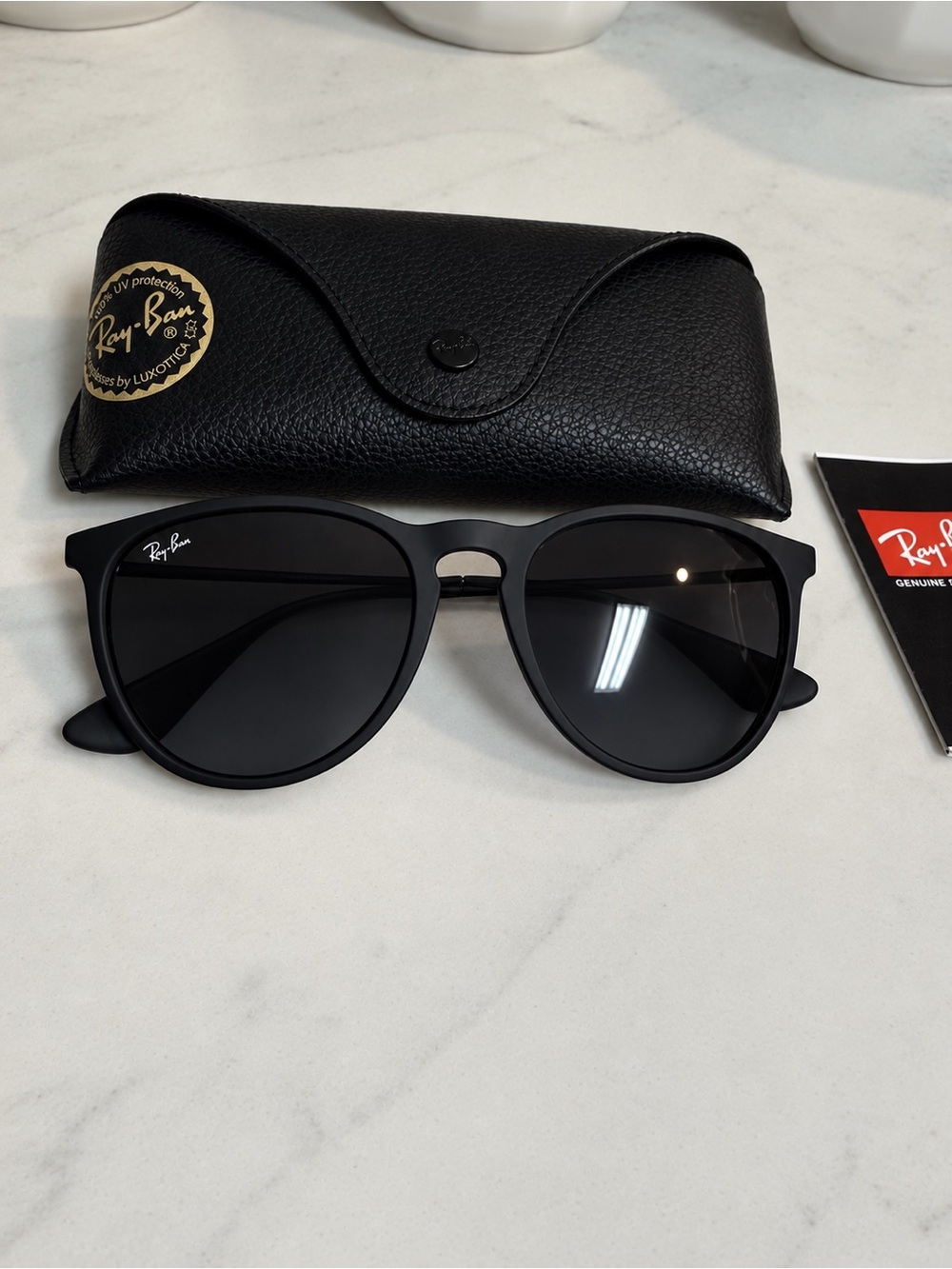 Ray-Ban Women's Erika Black Matte Sunglasses